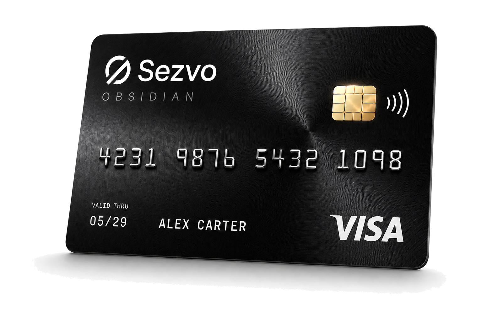 Sezvo Obsidian card